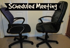 Organize Scheduled Meetings