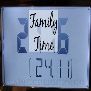 Making Time For Your Family