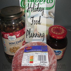 Planning Holiday Food Shopping