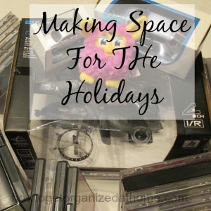 Making Space For The Holidays