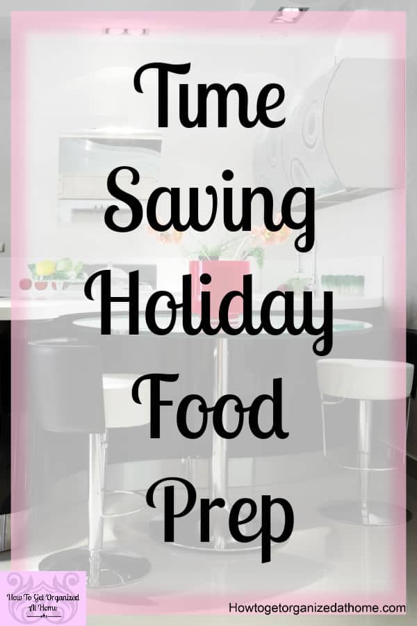 Looking for time-saving tips this holiday season? Learn how making some things ahead can save you time and money, plus allow you to have stress-free meal times!