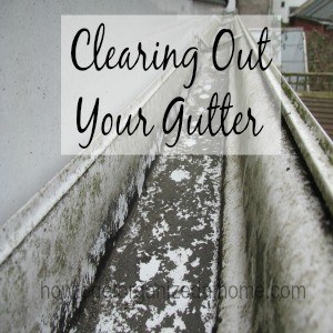 Clearing out your gutter is important, these can get clogged with leaves and other material, which can lead to blockages, flooding, and damp.