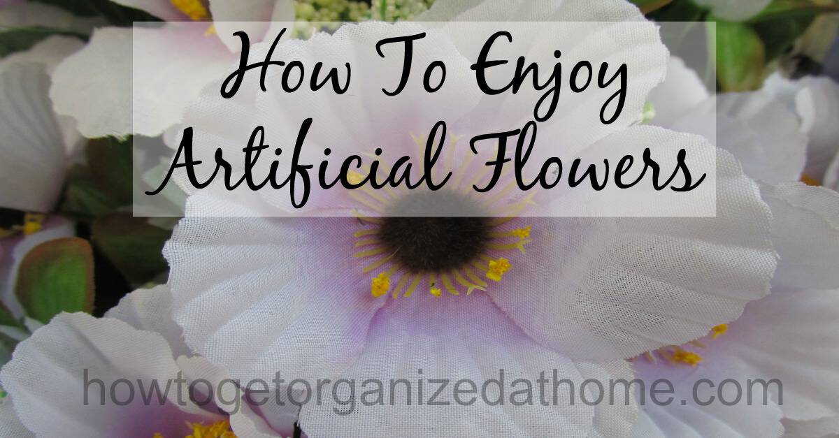Making your artificial flowers smell great