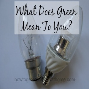 What Does Green Mean To You?
