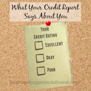 What Your Credit Report Says About You