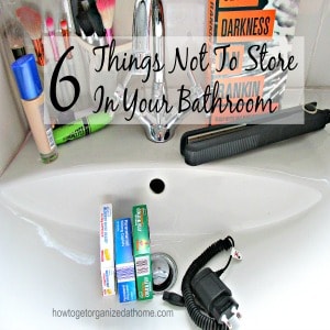 6 Things Not To Store In Your Bathroom