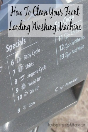 How To Clean Your Front Loading Washing Machine