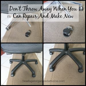 Don’t Throw Away When You Can Repair And Make New