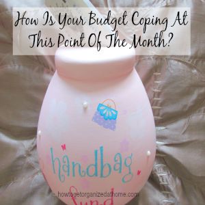 How Is Your Budget Coping At This Point Of The Month?