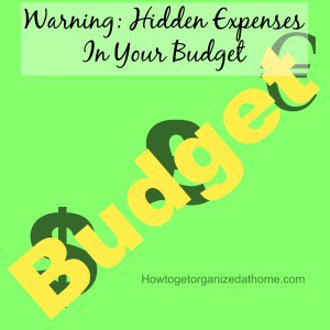 Warning: Hidden Expenses In Your Budget