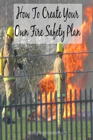 Creating your own fire safety plan is important, it can identify any areas that you might need to address to ensure your family is safe in case of a fire.