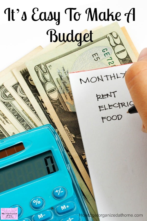 How to make a personal budget is simple! Grab the printable to help you get started!