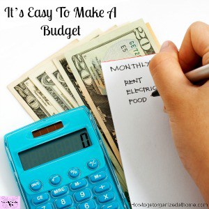 A budget that is made easy for you to understand and to practice!