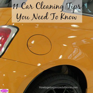 Car cleaning tips from a professional car cleaner! Great tips for getting your car really clean! You might be surprised by number 1!