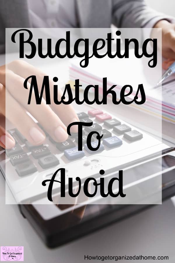 Tips to avoid when budgeting so you don’t make some common mistakes when budgeting!