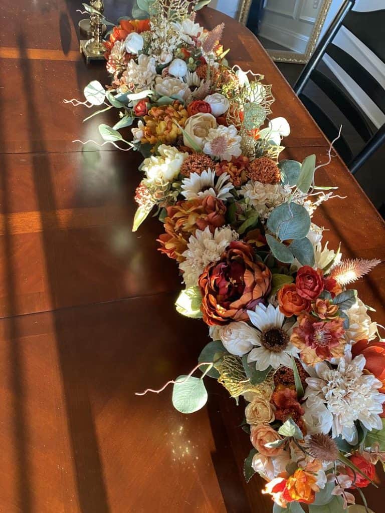 fall table decoration