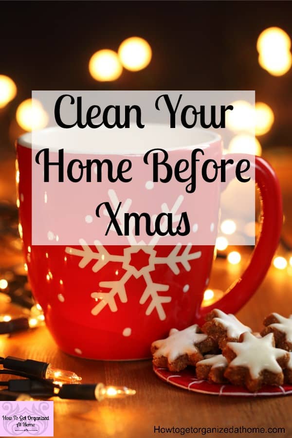 Here is how you clean your home before Christmas! With lots of different tips and strategies to help you get what you needs doing!