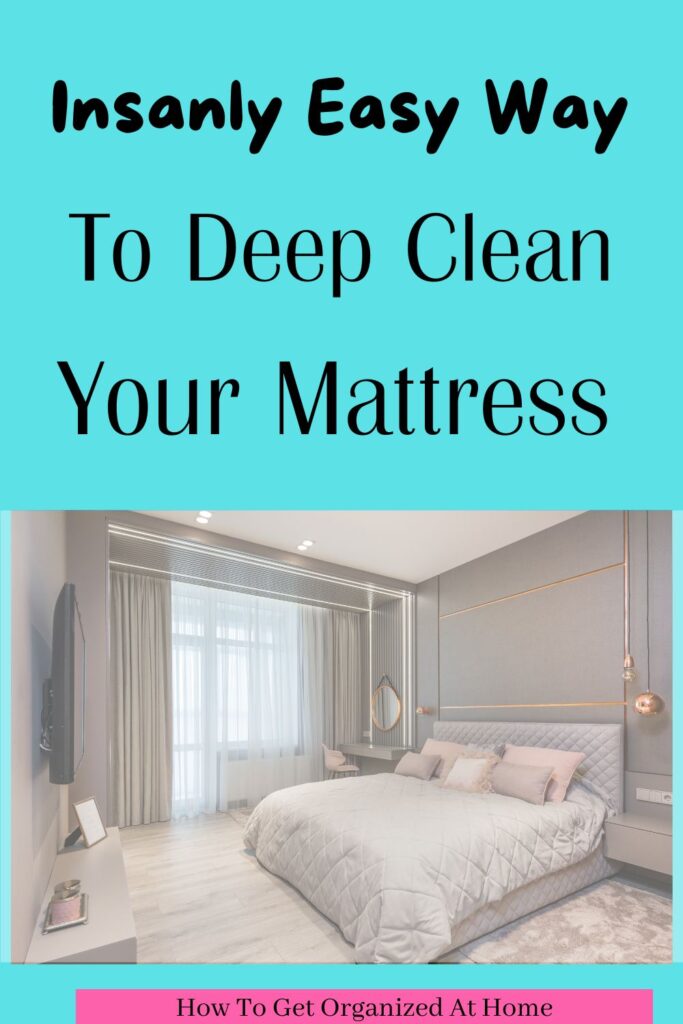 insanly easy way to deep clean your mattress