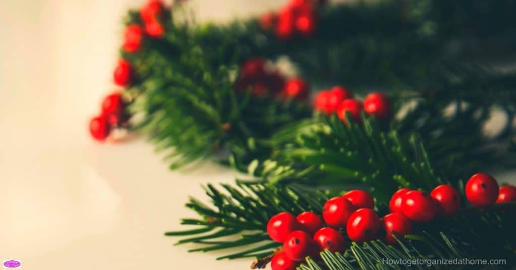 How to have Christmas decorations without more cleaning! For me,my time is precious and I don't want to spend even more time cleaning!