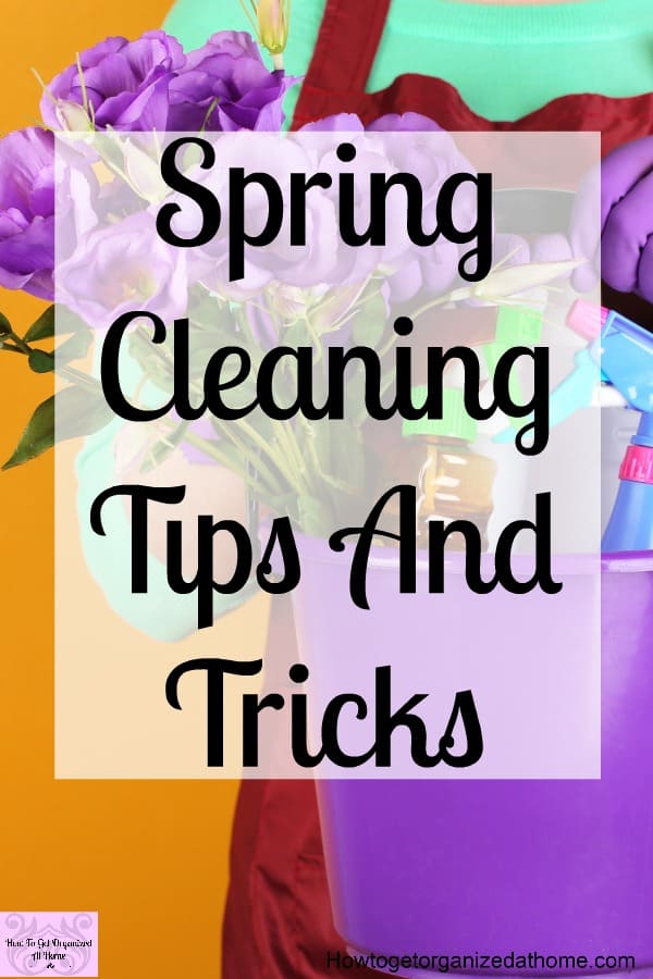 Spring cleaning tips and tricks! Don't let spring cleaning get you down, create a plan on how to attack it once and for all!