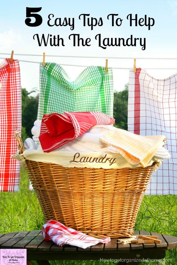 Don’t let the laundry get you down! These tips will help you take back control!