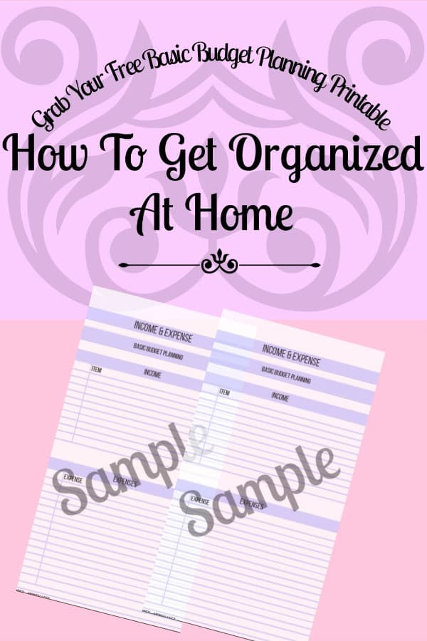 the basic budgeting planning printable to start your journey