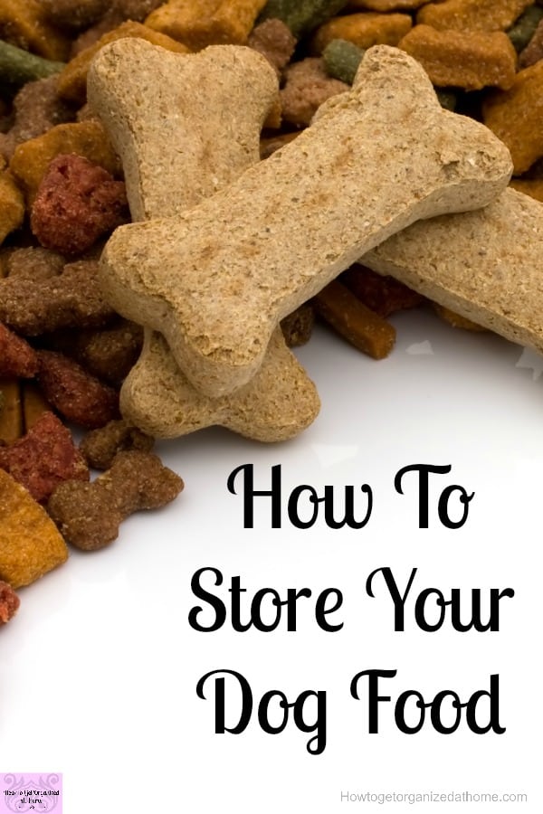 Storing dog cheap food