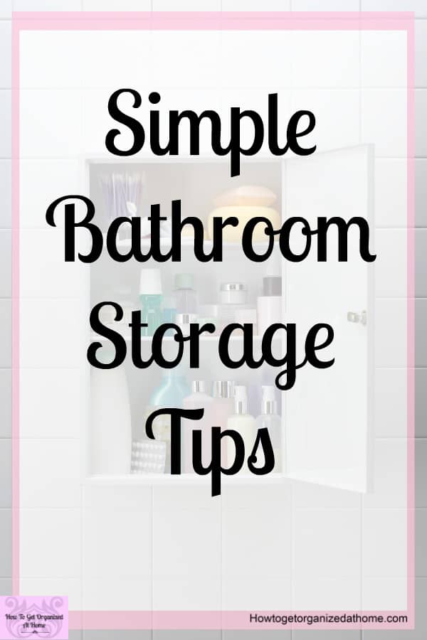 When it comes to bathroom storage ideas, there are some things that you shouldn’t store in the bathroom! Not only is it bad for your health it can also have a negative impact on the items too! Click and see what I recommend you store somewhere else!