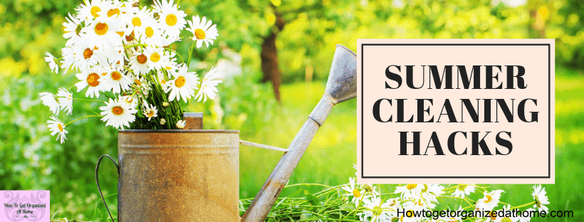 Take some time off your cleaning routine during the summer to give yourself the best summer ever! 