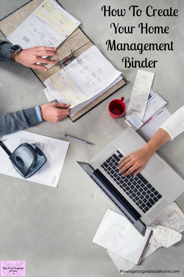 Don’t be scared of creating a home management binder, it is there to help you and to ensure that you are working together as a family unit!