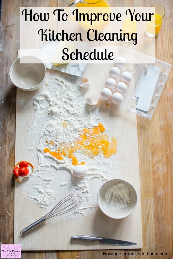 Manage your kitchen cleaning simply and effectively! Don’t think you need to spend hours cleaning each day! Use a checklist to make sure you are cleaning and create an amazing routine that gets the tasks done!