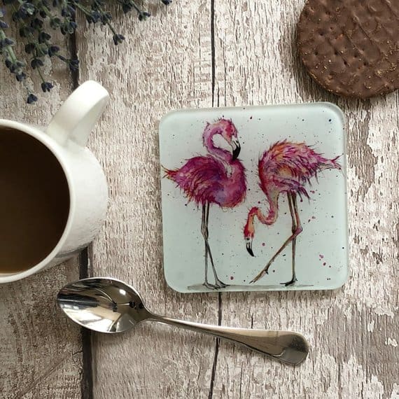 flamingo coaster