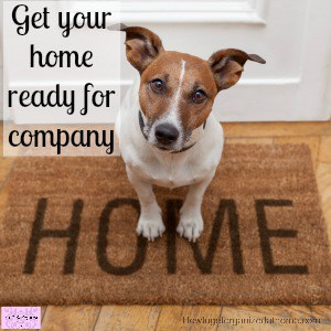 Get your home ready for guests and feel good about your home!