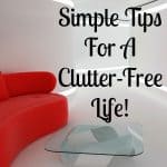 Clutter taking over your home and life? There are things you can do today to stop the clutter in its tracks and take back control of your home from all the clutter!