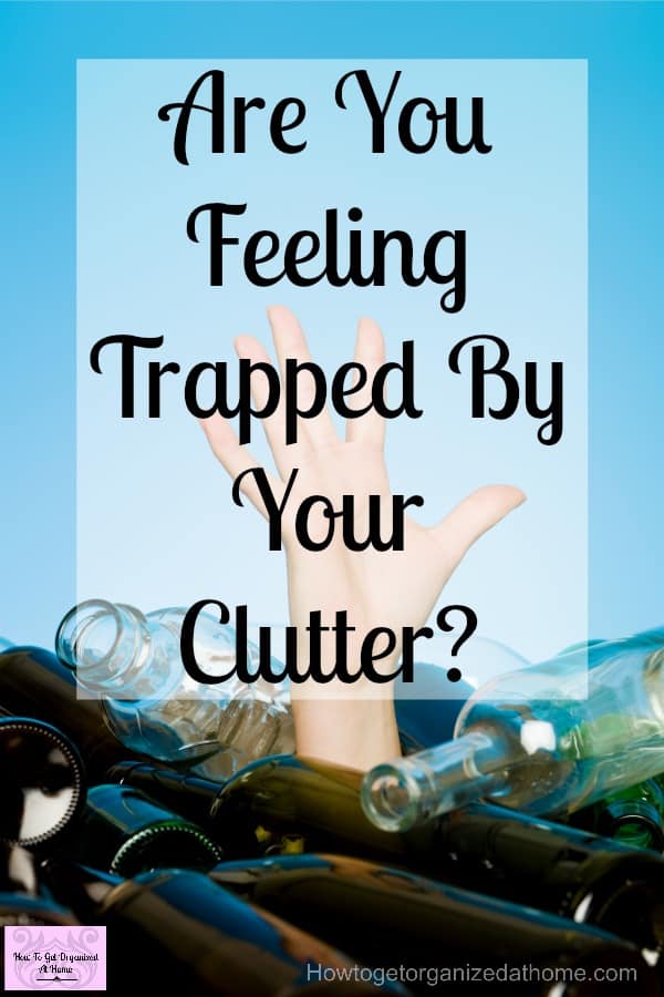 Do you feel trapped by your clutter? Does the idea of sorting your clutter overwhelm you? Use these simple tips to tackle your clutter today! I know it feels overwhelming but you can do this!