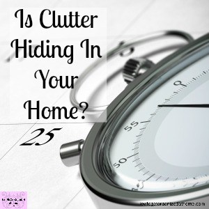 Is clutter getting you down? Do you feel you have no control over it?