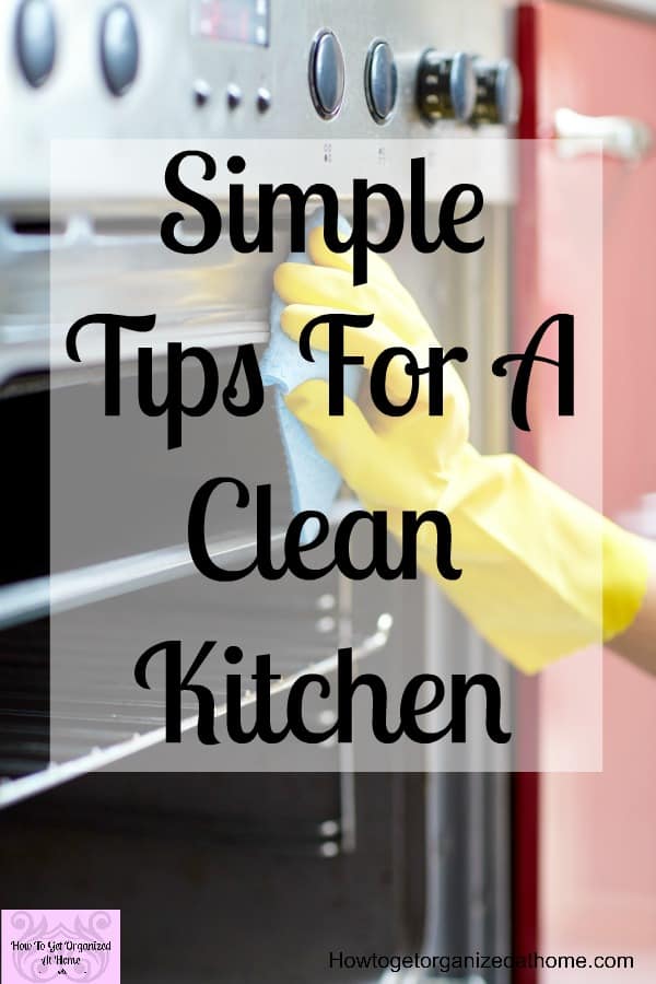 Are you looking for simple tips to get your kitchen looking clean all the time! These tips will help you tackle your kitchen and make it look deep cleaned all the time!