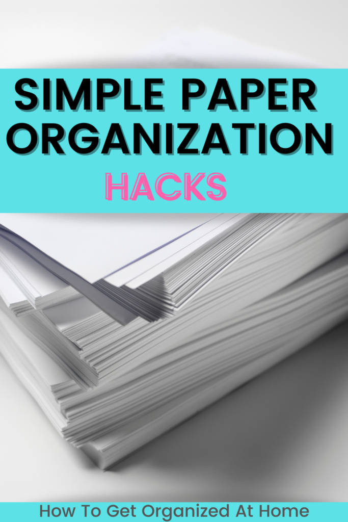 Simple Paper Organization