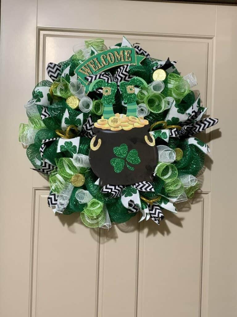 st patrick wreath