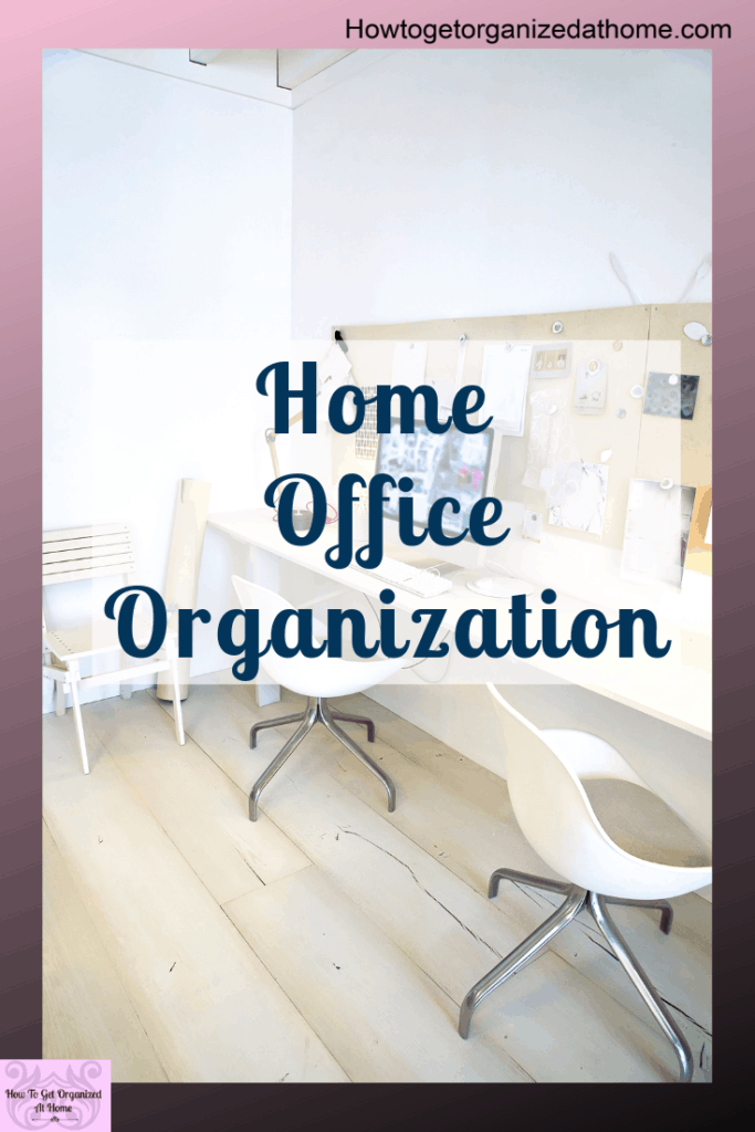 These simple tips and ideas will transform your home office in no time. You will have an organized space that you can use and functions for your family. Click the link to read more. #home #homeoffice #organize