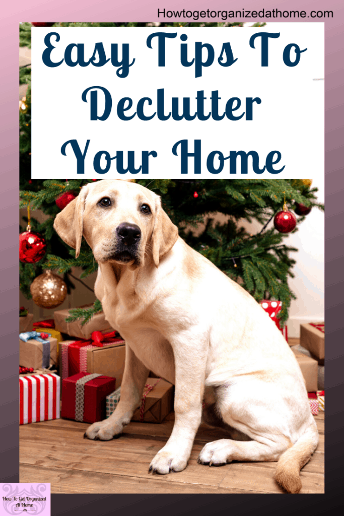 Are you wanting to start decluttering your home before the holiday's? These simple tips and ideas on how to purge your clutter will help you find the love for your home and all the items in it. #clutter #purge #christmas
