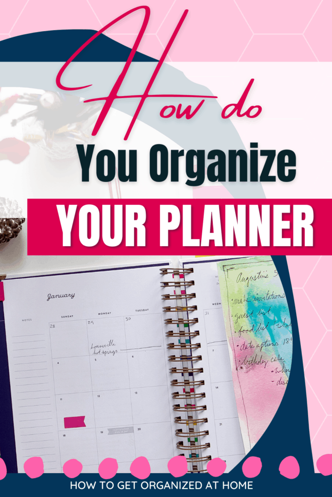 planner tips