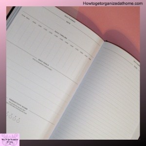 Daily planning pages for the Effici Planner