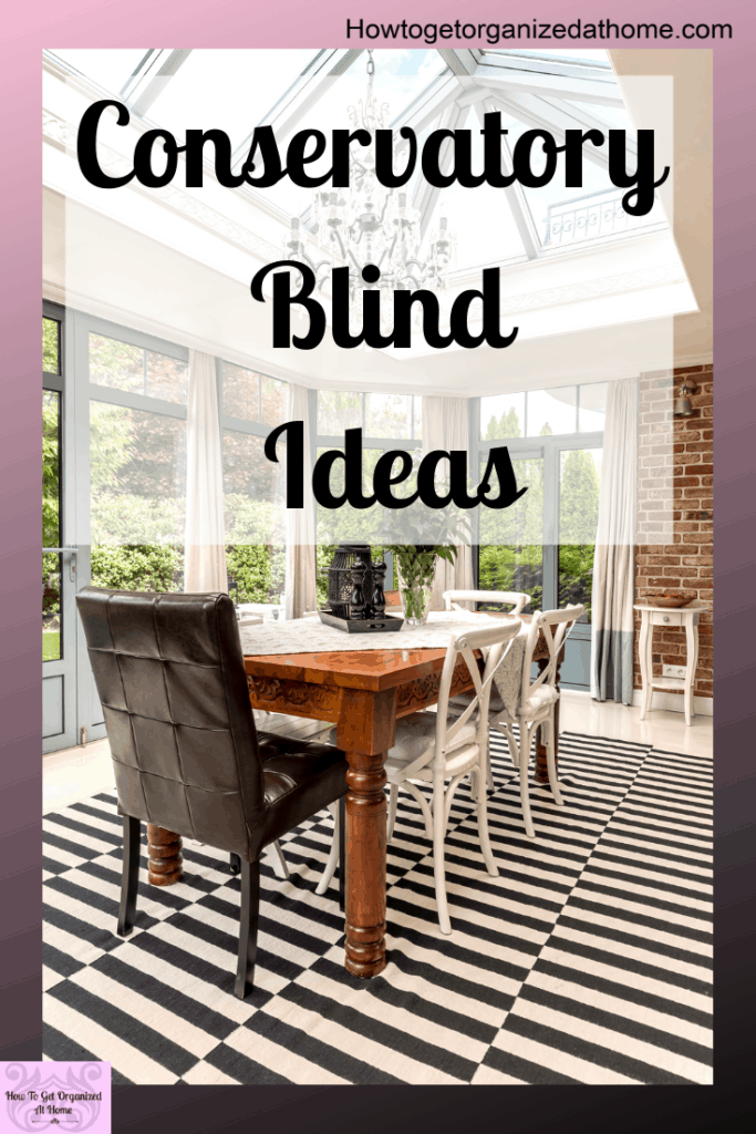 Preventing the glare and giving you privacy in your conservatory is possible, even with no damage to the window or the frame. Find out how in this article. #ad #conservatory #blinds