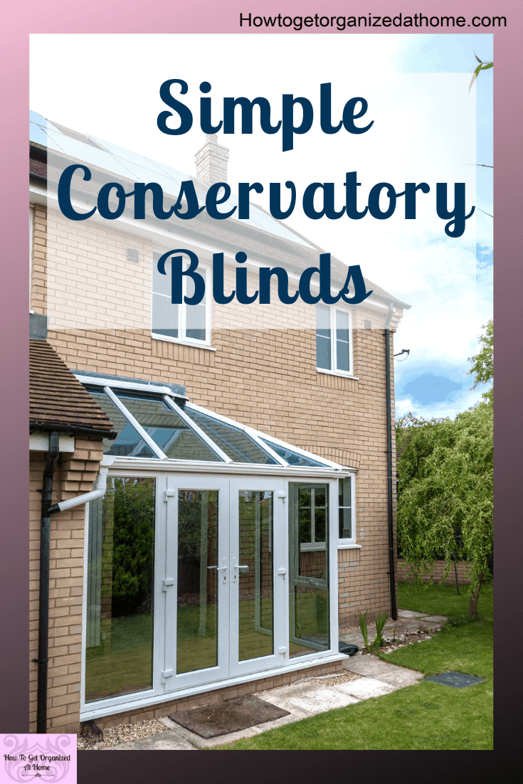 Get the perfect conservatory blind that doesn't damage your frames or your windows. No more sunglasses in the summer or avoiding the room as it's too hot! Enjoy your conservatory all year round. #ad #conservatory #blinds 