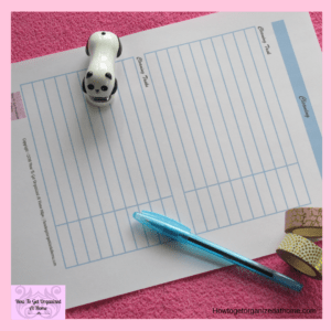Simple Cleaning Printables