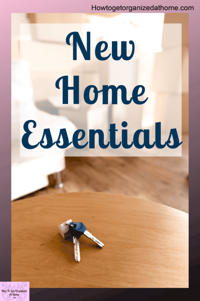 New house essentials list 