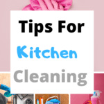 Are you unsure what products you need for cleaning your kitchen? Click and read the products I use to keep my kitchen clean the easy way. #cleaning #kitchen #kitchencleaning