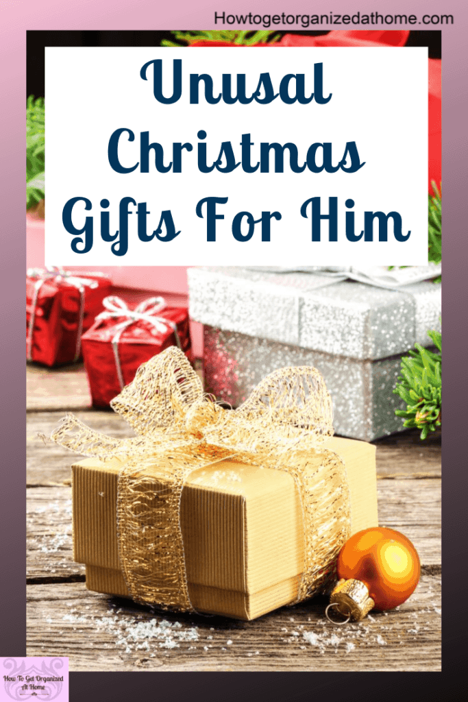 Are you looking for some great organizational gifts for the men in your life? I've got some great ideas to inspire you. They are practical and useful gifts that he will love. #giftsforhim #gifts #giftguide