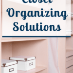 You need these bedroom storage hacks and organizing tips to get your closet looking amazing. Get inspired and turn your built-in closet into something that's amazing and works for you and your needs. #closet #wardrobe #organize